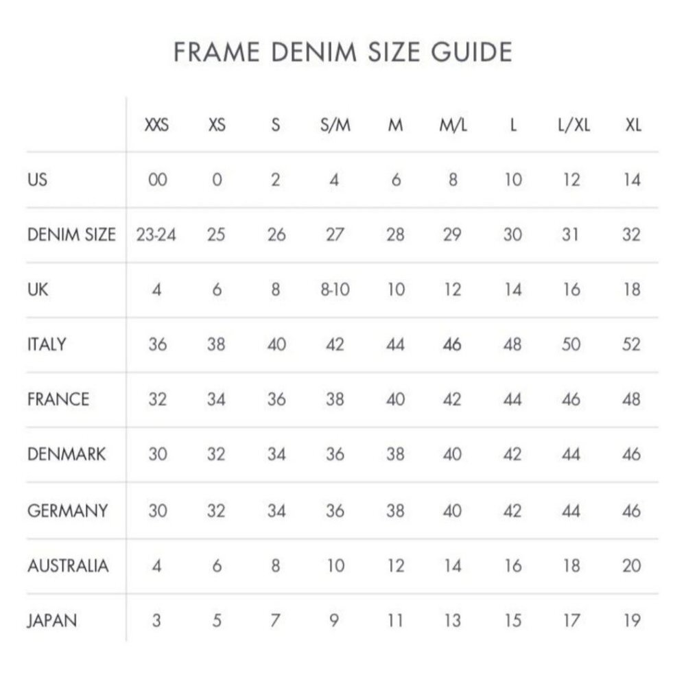 Frame Le Beau Women's Light Blue Short Size 25 - Picture 10 of 10